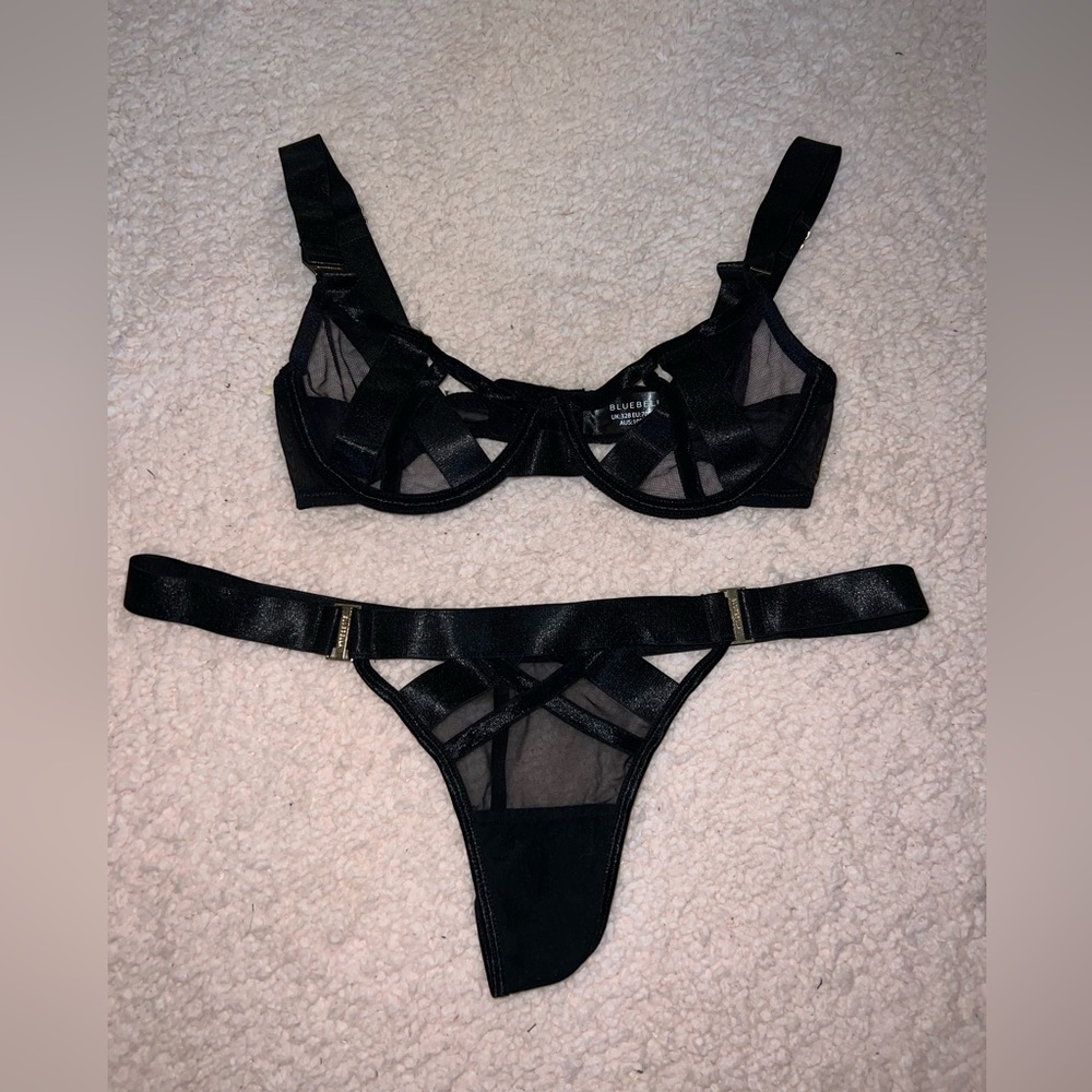 Sawyer Black Lingerie Set